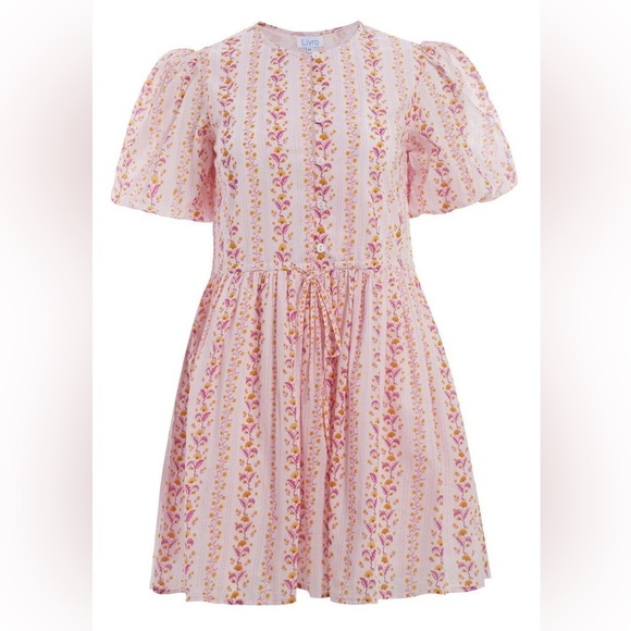 LIVRO LONDON MINI DRESS - SOMERSET PINK Size Medium - Picture 3 of 8